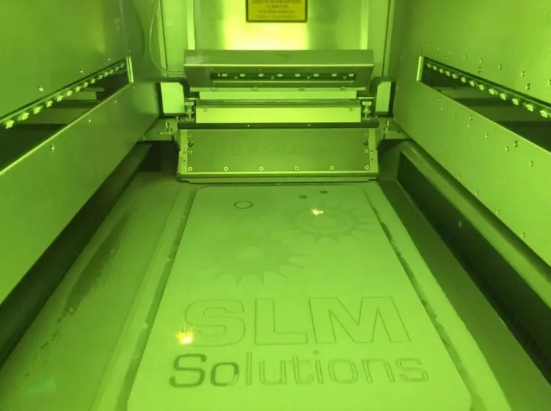 Slm 3d Printing Under Processing