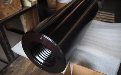 Black oxide coating for machined metal parts