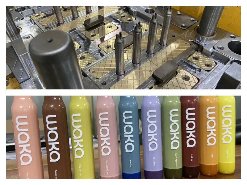 Dual Color Injection Mold For Electronic Cigarette